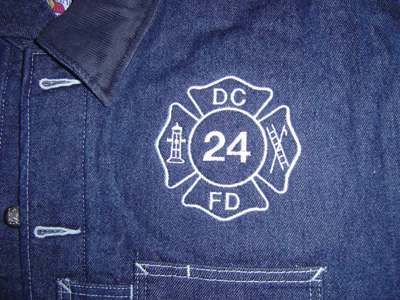 FDNY Style Embroidered Chest 5" Maltese